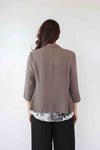 Merric Button Front Plain Jacket