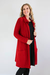 Larosela Button-front Knee-length Coat