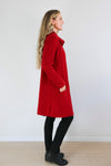 Larosela Button-front Knee-length Coat