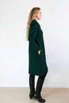 Larosela Front Slit Long sleeve Dress