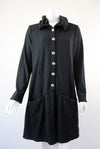 Larosela Button-front Knee-length Coat