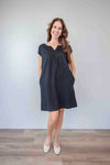 Merric 100%Cotton Plain Simple Dress