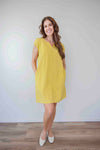 Merric 100%Cotton Plain Simple Dress