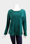 Merric Velvet Simple Top